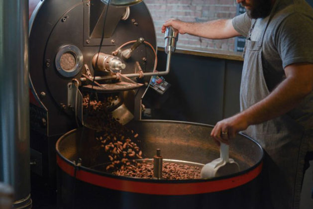 Rang xay hạt cacao Rang hạt cacao